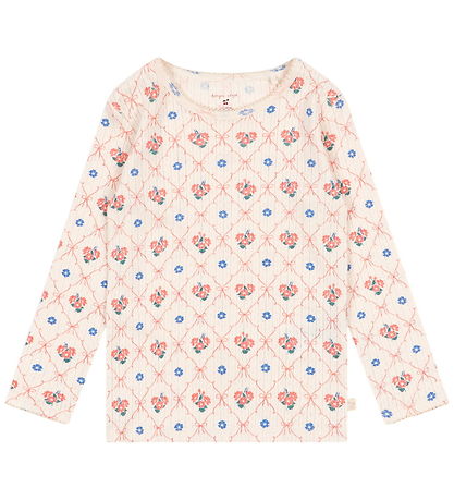 Konges Sløjd Bluse - Minnie - Fleur Decor m. Hulmønster