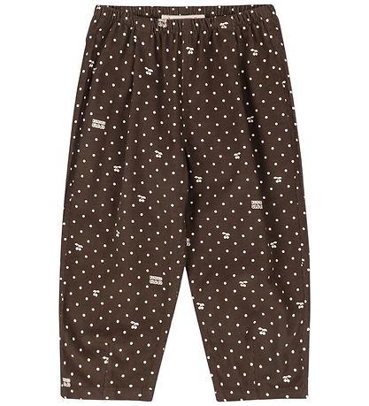 Konges Sløjd Fløjlsbukser - Cherry Dot Chocolate