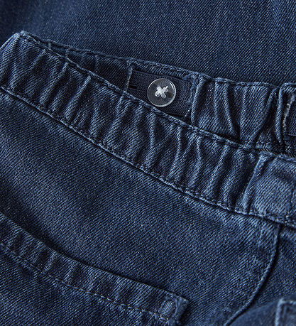 Name It Jeans - NmmBen - Barrel - Dark Blue Denim