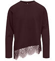 Kids Only Bluse - KogKamil - Winetasting/Tonal Lace