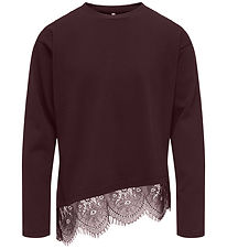 Kids Only Bluse - KogKamil - Winetasting/Tonal Lace