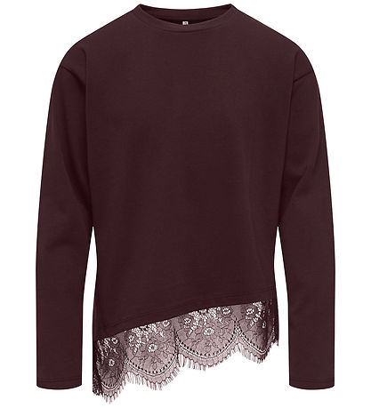 Kids Only Bluse - KogKamil - Winetasting/Tonal Lace