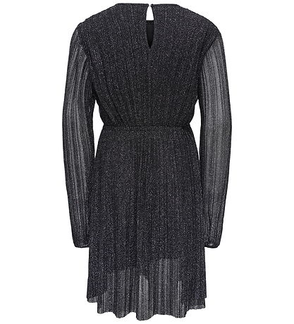 Kids Only Kjole - KogGlam - Black/Silver Lurex