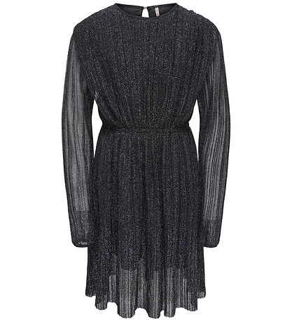 Kids Only Kjole - KogGlam - Black/Silver Lurex