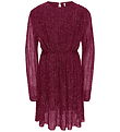 Kids Only Kjole - KogGlam - Rumba Red/Silver Lurex
