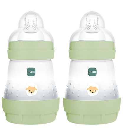 MAM Sutteflasker - 160 ml - 2-pak - Easy Start Anti-Colic - Gree