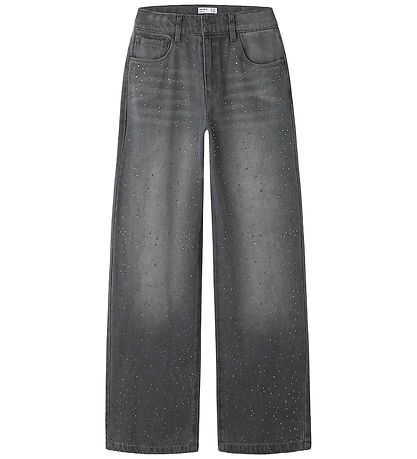 Name It Jeans - NkfBella - Wide Rhine - 6608-IM - Dark Grey Deni