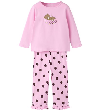 Name It Nattøj - 2-delt - NmfRaniq - Full Blooming Pink