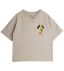 Mini Rodini T-shirt - Prix - V-Neck - Grå