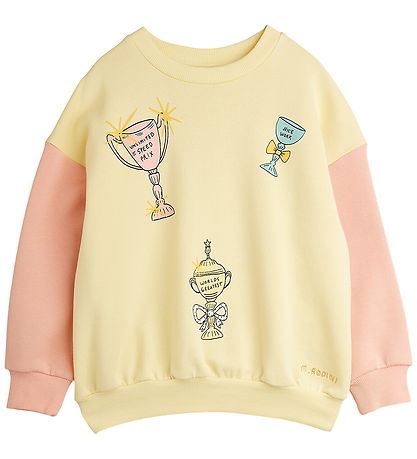 Mini Rodini Sweatshirt - Trophies - Gul