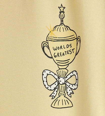 Mini Rodini Sweatpants - Trophies - Gul