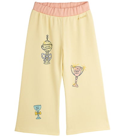 Mini Rodini Sweatpants - Trophies - Gul