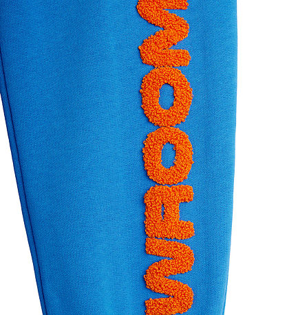 Mini Rodini Sweatpants - Wroom Chenille - Blå
