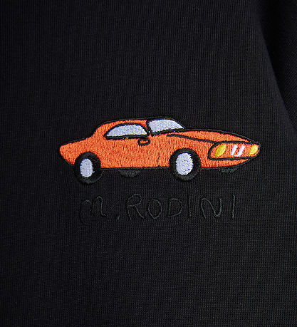 Mini Rodini Sweatshirt - Car - Sort