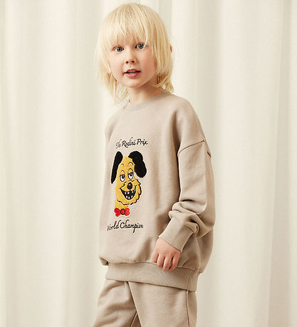 Mini Rodini Sweatshirt - Prix Chenille - Grå
