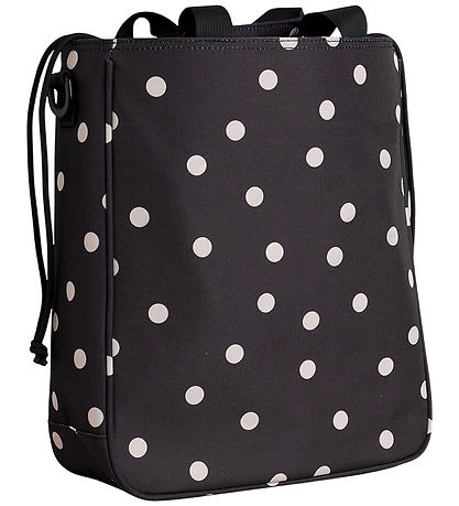 Mini Rodini Taske - Dots AOP - Sort