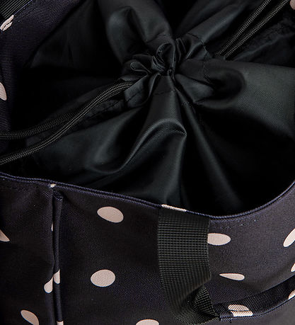 Mini Rodini Taske - Dots AOP - Sort