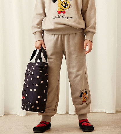 Mini Rodini Taske - Dots AOP - Sort