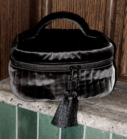 DAY ET Toilettaske - Soft Padded Velvet - Obsidian