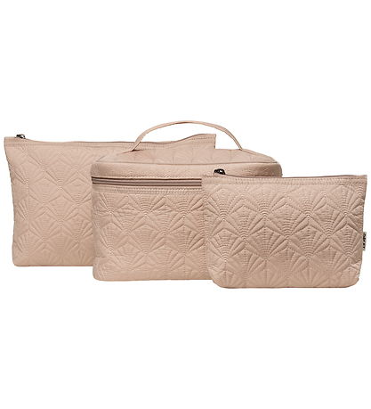 DAY ET Toilettaske - RE-Q Scallop - 3-pak - Brush Beige