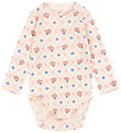 Konges Sløjd Body l/æ - Minnie - Fleur Decor m. Hulmønster