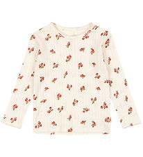 Konges Sløjd Bluse - Minnie - Rosa Rouge m. Hulmønster