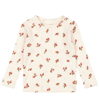 Konges Sløjd Bluse - Minnie - Rosa Rouge m. Hulmønster