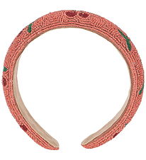 Konges Sløjd Hårbøjle - Cherry m. Perler
