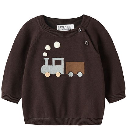 Name It Bluse - Strik - NbmRafello - Chocolate Plum