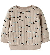 Name It Sweatshirt - NbmRotrainy - Quilt - Island Fossil