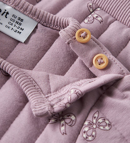 Name It Sweatshirt - NbfRulie - Quilt - Mauve Shadows