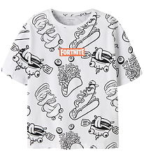 Name It T-shirt - Fortnite - NkmOlim - Bright White