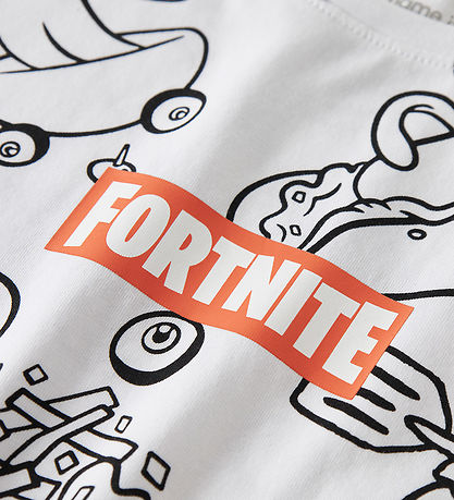 Name It T-shirt - Fortnite - NkmOlim - Bright White