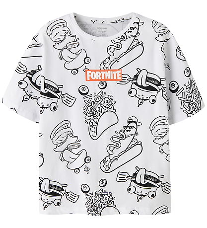 Name It T-shirt - Fortnite - NkmOlim - Bright White