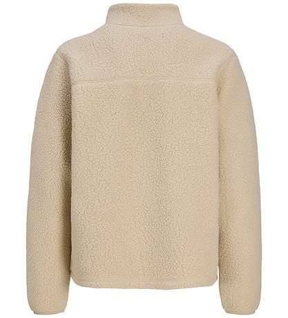 Jack & Jones Fleecejakke - JorNorrebro - High Neck - Oatmeal