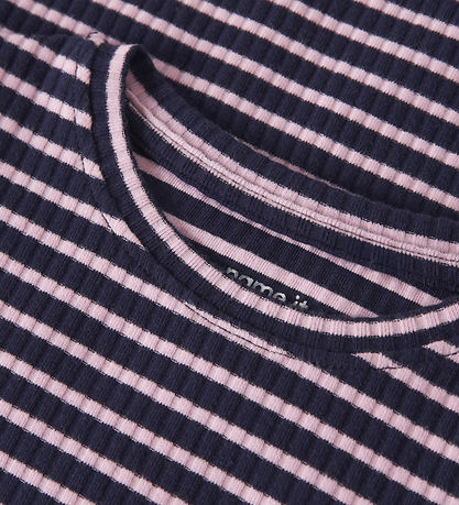 Name it Bluse - NmfVemma - Evening Blue/Pink