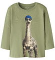 Name it Bluse - NmmVoto - Mosstone/Big Dino