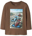 Name it Bluse - NmmVoto - Sepia/Racing Penguins