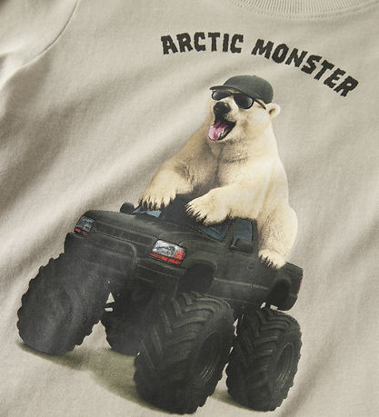 Name it Bluse - NmmVoto - Island Fossil/Monstertruck Polar Bear