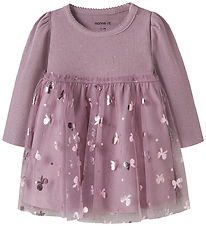 Name it Kjole - NbfRosally - Mauve Shadows