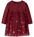 Name It Kjole - NbfRosally - Red Dahlia