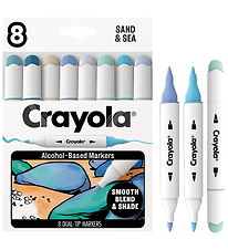 Crayola Tusser - 8-pak - Art Markers - Sand & Sea