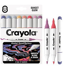 Crayola Tusser - 8-pak - Art Markers - Color Sunset Glow