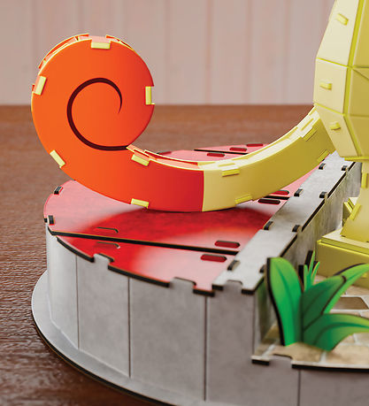 4D Puzzles Puslespil - Pokemon - 24 cm - Meowth
