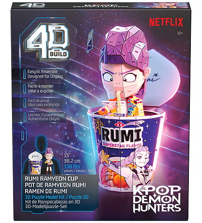 4D Puzzles Puslespil - K-pop Demon Hunters Build Ramen Cup Rumi