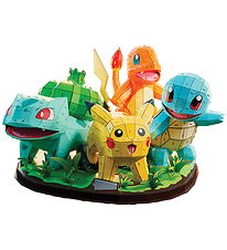 4D Puzzles Puslespil - Pokemon - First Starters - 28 cm