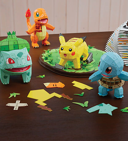4D Puzzles Puslespil - Pokemon - First Starters - 28 cm