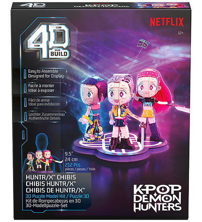 4D Puzzles Puslespil - K-pop Demon Hunters Build Huntrix Chibi S