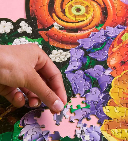 LEGO® Puslespil - LEGO Puzzle - 1001 Brikker - Purple Floral