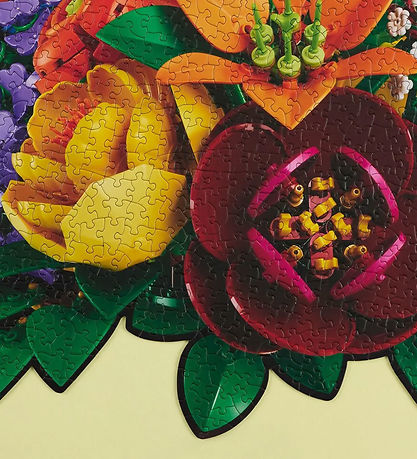 LEGO® Puslespil - LEGO Puzzle - 1001 Brikker - Purple Floral